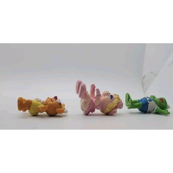 Muppet Babies Fozzie Kermit Miss Piggy 1986 Vintage PVC Figure Lot McDonalds Toy - Picture 7 of 12